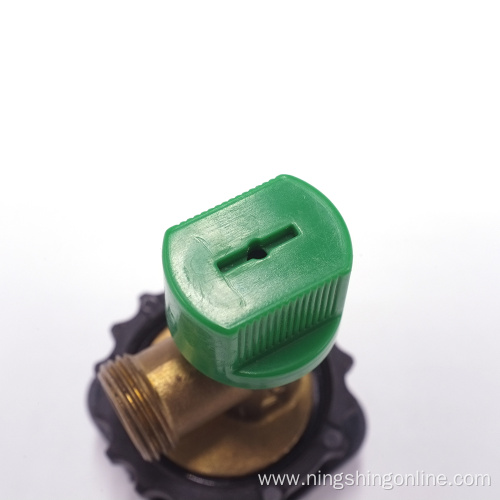 PVC brass bracket valve